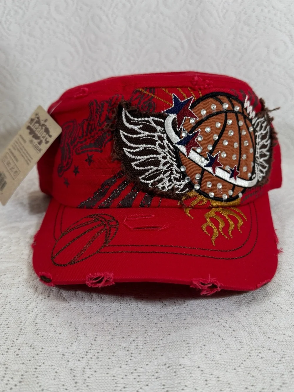 New With Tag Pink women Basketball Wing Cap hat